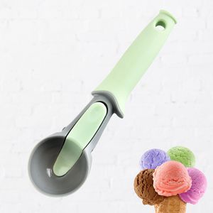 Plastic Ice Cream Tools Scoop Fruit Watermelon Digging Scoop Can Play Ball Scoops Spoon Fruits Digger XG0413