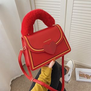 HBP messenger bag handbag handbag designer New design woman bag quality texture fashion fashion shoulder bag Fluff fine