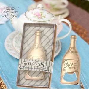 50PCS Cheers To You Beer Bottle Opener Birthday Gifts Event Favors Party Return Giveaways Zinc Alloy Die-cast Table Decors Shower