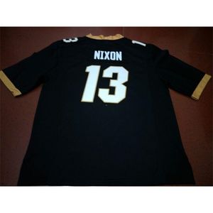 2024 Colorado Buffaloes # 13 K.D.Nixon real Full bordado College Jersey Tamanho S-4XL ou personalizado qualquer nome ou número jersey