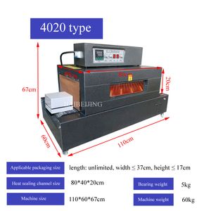 Ticari shrink film ambalaj makinesi sofra kozmetik plastik sızdırmazlık film makinesi ısı shrink film ambalaj makinesi
