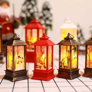 Strings Large LED Night Light Snowman Santa Claus Lantern Lights Merry Christmas Decor Home Xmas Tree Ornament Navidad Year 2022