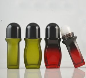 50 мл стеклянные бутылки дезодорантные бутылки дезодорантной боли бутылка для боли ароматный корпус росы бусина для натурального увлажнятеля RRA12284