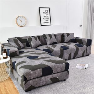 Zamów Sofa Set (2 sztyca), jeśli jest w kształcie luzu Longue sofa elastyczna kanapa okładka stretch sofa pokrowce na salon LJ201216