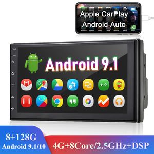 8 + 128g 2 Din bilradio GPS Android 7 