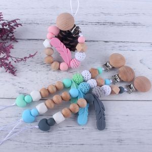 Silikon-Schnullerkette, Babyprodukte, Guttapercha, neue Nippelklammer, Anti-Lose-Kette