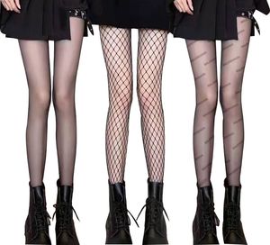 Womens Socks classic Fashion black Stockings Letter Pattern Hosiery Sexy Women Leggings Tights Elastic