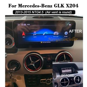 Android 12 Touch Screen Display Car dvd multimedia player upgrade for Mercedes Benz GLK X204 NTG4.5 2013-2015 autoradio GPS Carplay android auto navigation