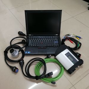 Auto Diagnose-Tool verwendete Laptop-Computer T410 i5 4G MB STAR C4 Compact 4 SD Connect 360 GB SSD mit S/OFT-WARE V12.2023