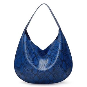 Serpentine Hobo Umhängetaschen für Damen, Tragetaschen, modische, große Kapazität, Damen-Designer-Handtaschen, hohe Qualität