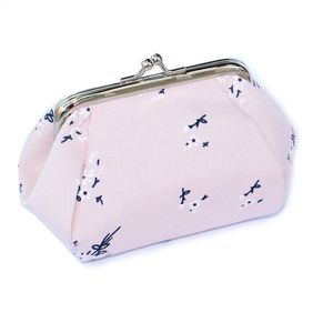 韓国風の小花プリント口紅財布貯蔵レディース生地財布卸売かわいいキーバッグの花コイン財布