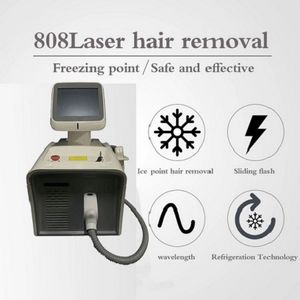 Professional 808nm Diode Laser Hårborttagningsmaskin Permanent hårborttagning Ice Platinum och ansikts föryndring Skönhetsanordning