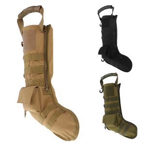 Molle Christmas Stocking Socks TacticalBagダンプドロップポーチユーティリティ収納袋ミリタリー戦闘狩猟パックマガジンポーチ