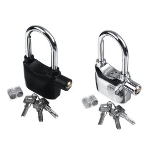 LakeSmith Saceates 110DB Alarm Padlock High Security Sireens Lock для мотоциклов на велосипеде на велосипеде