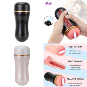 NXY Sex Masturbators 16cm Male Masturbator Vaginal for Men 18 Intimate Toys Penis Pump Glans Sucking Goods Adult Vagina Real Pussy Erotic Product 220127