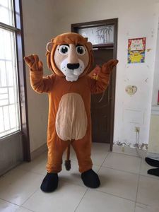 high quality Real Pictures lion mascot costume anime costumes advertising mascotte Adult Size factory direct