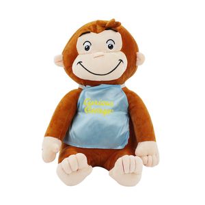 4 Styles 30cm Curious George Plush Doll Boots Monkey Stuffed Toy Animal Peluche Toys For Kids Christmas Birthday Gifts 201204270v
