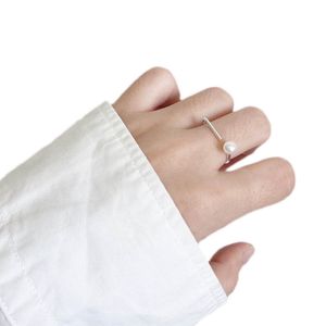 luxury- Sterling Silver S925 Sterling Silver Plain Ring Female Open Ring Plain Ring Four models are available