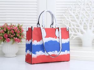 Designer- Ladies handbag Shopping bags fashion rainbow Leather shoulder bag handbags