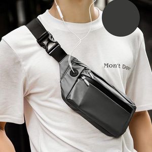 Su geçirmez adam bel çantası moda göğüs paketi açık fitness crossbody çanta gündelik seyahat fitness erkek serseri kemer yeni