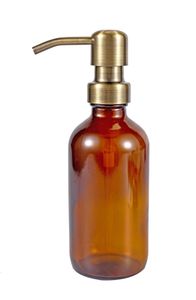 28/400 Soap Dispenser Pumps Gold Black Copper Brass Bronze Rust Proof 304 Stainless Steel Liquid Pump for Kitchen Bathroom Jar