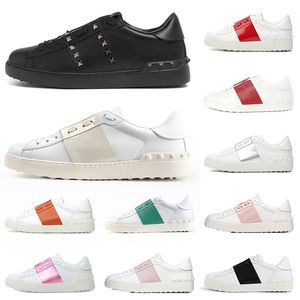 Valentino    Mens Womens Mode Spikes Kleid Schuhe Neue Ankunft 2021 Trainer Alle Schwarz Weiß Rosa Grün Rot Top Qualität Sneakers Größe 35-46