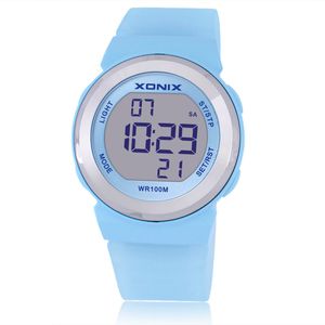 Hot!!! Top Fashion Women Sports Watches Waterproof 100m Ladies Jelly LED Digital Watch Swimming Diving Hand Clock Montre Femme 201114