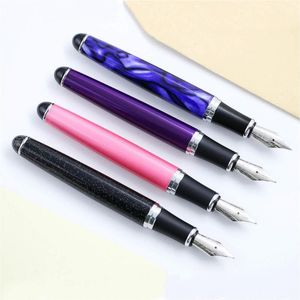 Set di 4 penne stilografiche in 4 colori Penne a inchiostro Jinhao X750 Penna media per calligrafia da ufficio1