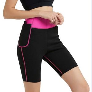 Balilight damskie Odchudzanie Fit Thermal Hot Short Spodnie Damskie Waga Skinny Sliny Elastyczne Maszyny do czopiarki Sporty Spodenki siłowni T200501