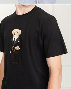 Hochwertige Poloshirts für Herren, kurzärmliges Piqué-Poloshirt, Polobär-T-Shirt aus 100 % reiner Baumwolle