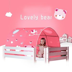 Children's Playhouse Folding Small House Room Portable Play Tent Bed Decoration Crawling Tunnel Toy Ball Pool For Children Kids LJ200923