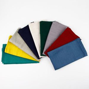 New 30x40cm Slub cotton Linen Napkins placemat heat insulation mat dining table mat kids Fashion Napkin fabric table placemats on Sale