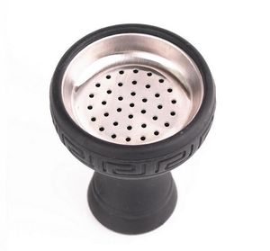 Silicone Bowl Smoking Tool Accessories E Hookah Head Porous Bowls Replaceable Tinfoil Shisha Holder For Bongs Pipes