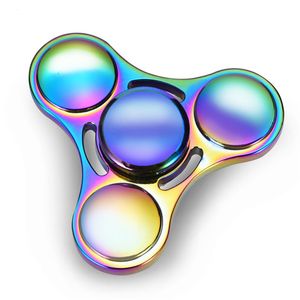 top giocattoli Colorato in lega di zinco Fidget Spinner Gyro R188 Cuscinetto in metallo Rainbow Hand Spinner Focus per bambini adulti Regali di Natale