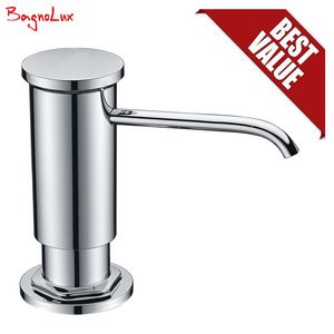 Bagnolux High Quality Replacement Chrome Sink Soap Dispenser with Lead Free Countertop Liquid Dish Pump PP Bottle ABS Sprayer Y200407