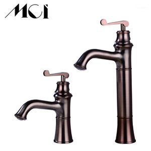 Rubinetti per lavabo bagno Rubinetto Finitura bronzo antico Lavabo in ottone Rubinetti monocomando Cucina Mci1