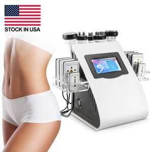 Alta Qualidade 40k Cavitação de Lipoaspiração Ultrassônica 8 Pad LLLT Lipo Laser Máquina de Emagrecimento Vácuo RF Cuidados com a Pele Salon Spa Use Equipamento