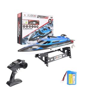 Water Cooling Racing RC Boat 2.4G Remote Control Fast Speedboat Athletic Navigation Over Distance Prompt Rollover ResetRC Yacht