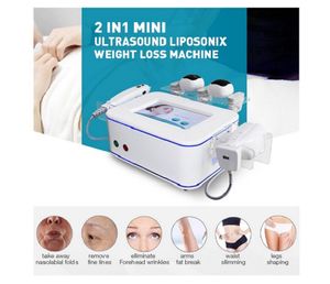 Multi 2 em 1 Spa Salon Liposonic Hifu Ultrasonic Skin Lifting Face Lift Machine 1.5mm 3mm 4.5mm Liposonic Body Slimming Machine 8mm 13m