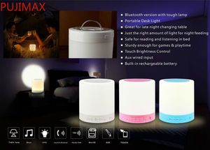 Wireless Bluetooth Speaker Smart Touch Lamp Music Player Hands free Bluetooth Speakerphone TF Card Supported Touch Sensitive Control Panel
