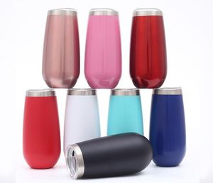 Wholesale mini egg cups for sale - Group buy Stainless Steel Egg Cups Wine Glass Mug Wine Glass Mini Kids Milk Cup With Lid Vacuum Insulated Outdoor Hiking Water Bottle LXL1084YHM
