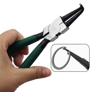 錠前屋用品7インチ内部外部湾曲ストレートヒントCirclip Snap Ring Plier Bike