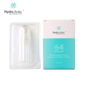 New Hydra Roller 64 Pins Titanium Microneedle derma roller Stamp with gel tube 10ml Hydra Needle 0.25mm 0.5mm 1.0mm