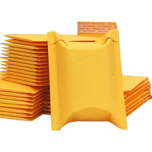 15 * 17 cm Kraft Kabarcık Zarflar Kağıt Ambalaj Çantalar Yastıklı Mailers Paket Kabarcıklar Zarf Kurye Saklama Çantası