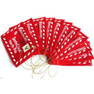 Titolari di carte regalo di Natale Regali Scatola di carte rosse Porta caramelle con buste Porta carte di denaro di Natale WQ560-WLL