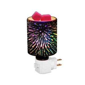 Explosivo Natal Tubos 3D Colorful Aromatherapy Cera Lâmpada Derretido Ins Creative Sem Fumaça Desodorizante Night Light