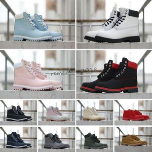 Men Women Winter Outdoor Boot Couples Leather High Cut Warm Snow Martin Boots Hiking Sports Trainer Shoes Sneakers 36-45 rm44