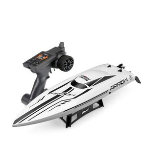 Speed ​​Brushless Remote Control Barco SpeedBoat 2.4G 55km / H 200m 64cm Grande Navio À Prova D 'Água sobre Redefinir Modelo de Barco de RC Smart RC