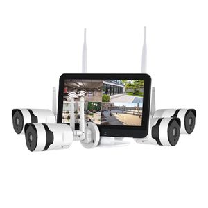 Wholesale wireless outdoor camera system for sale - Group buy 3MP Wireless Camera Kit with Screen Integrated Intelligent for Home HD Two way Voice Outdoor Cameras Security Systems