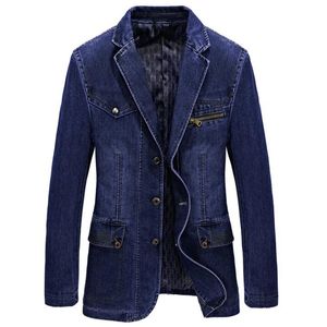 European och American Men's Denim Jacket XXXXL Högkvalitativ designer varumärke Spring Mens Jeans Jacket och Coat Plus Storlek 4XL C896 C1108